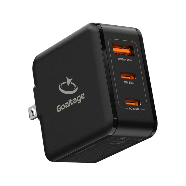شارژر دیواری Goaltage CH02 GaN 65W، سه‌پورته و super fast charge - Image 4