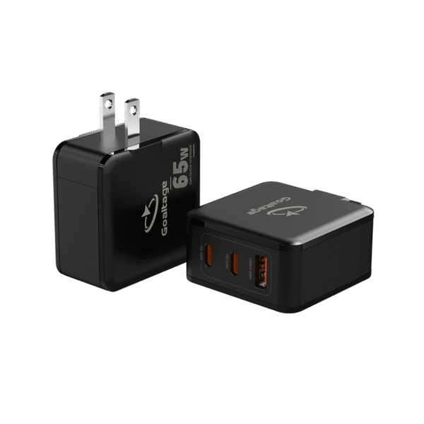شارژر دیواری Goaltage CH02 GaN 65W، سه‌پورته و super fast charge - Image 2